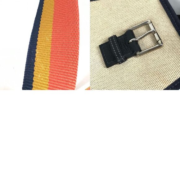 Hermes Backpack Backpack Toile Ashe Beige main image 4